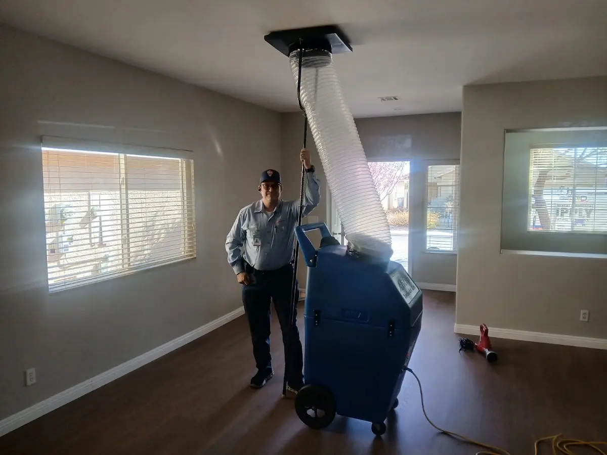 Professional Dryer Vent Cleaning work inside a Destrehan home